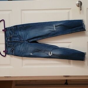 Old navy jeans size 0, extra hi rise
